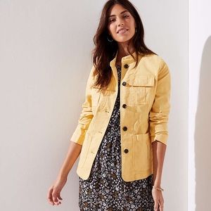 NWT Stretch Cotton Utility Jacket